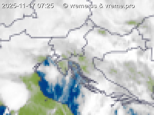 Oblačnost Slovenija