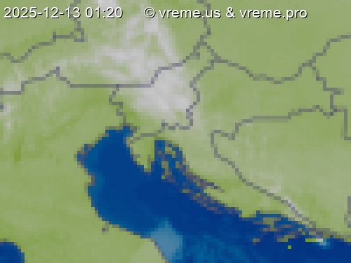 Oblačnost Slovenija