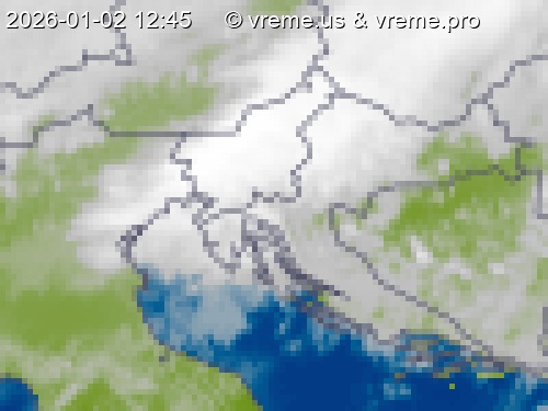 Oblačnost Slovenija