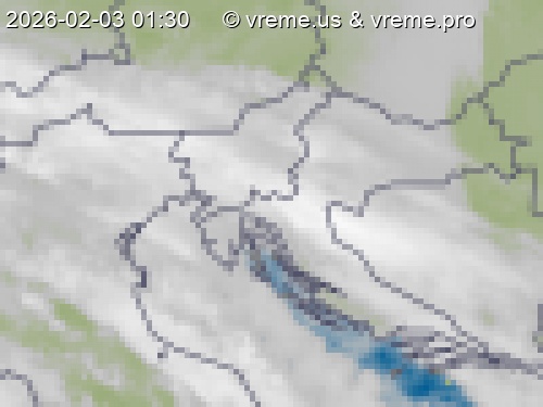 Oblačnost Slovenija