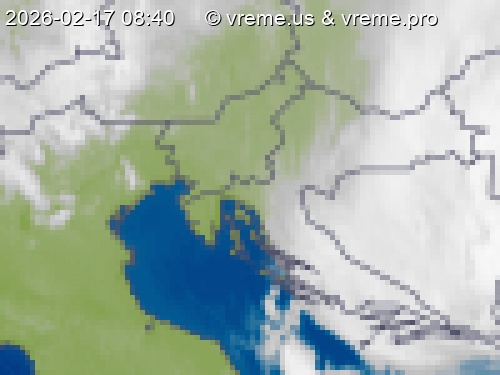 Oblačnost Slovenija