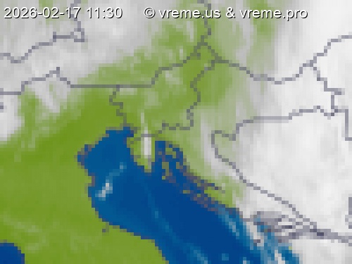 Oblačnost Slovenija