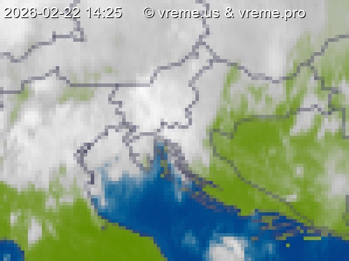 Oblačnost Slovenija