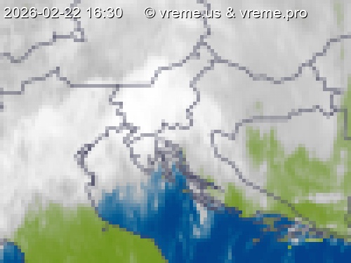 Oblačnost Slovenija