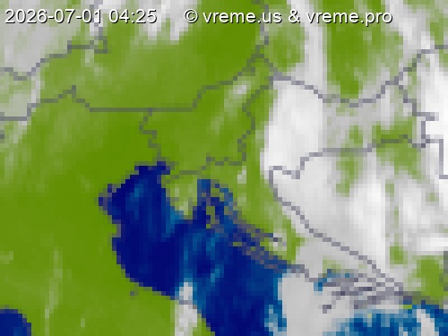 Oblačnost Slovenija