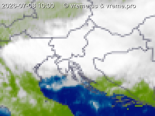 Oblačnost Slovenija