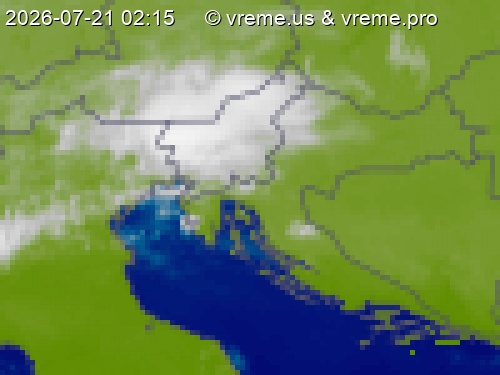 Oblačnost Slovenija