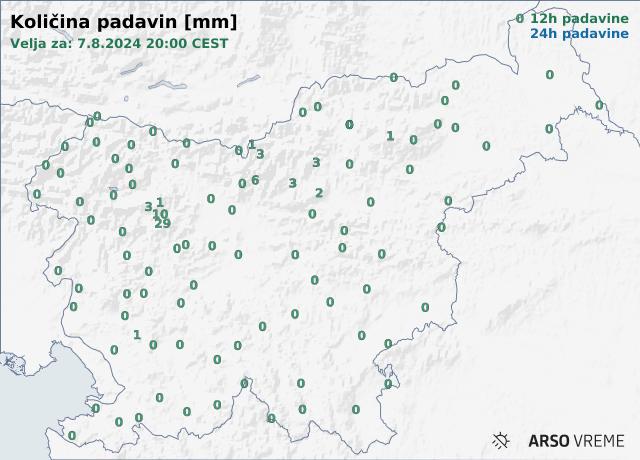 Količina padavin