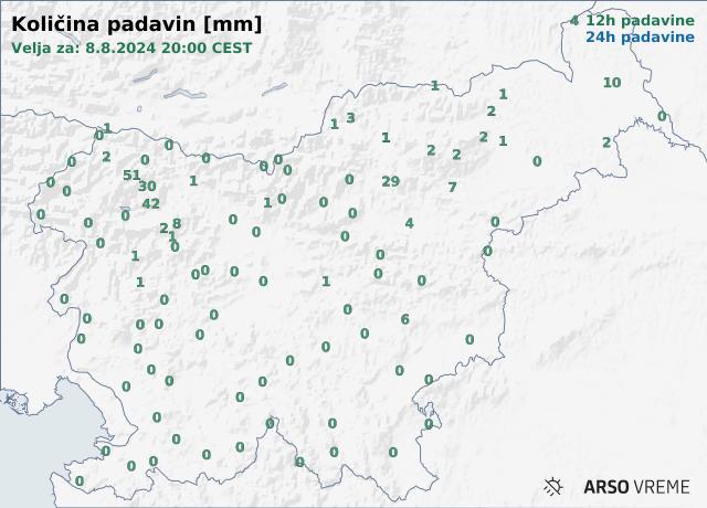 Količina padavin