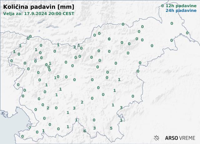 Količina padavin