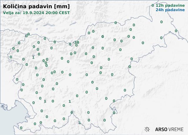 Količina padavin