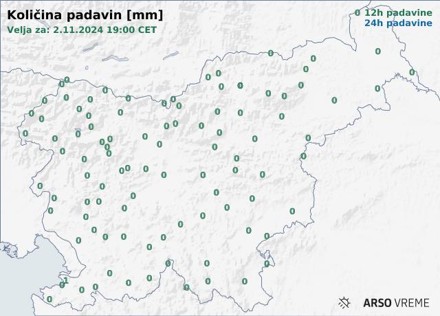 Količina padavin