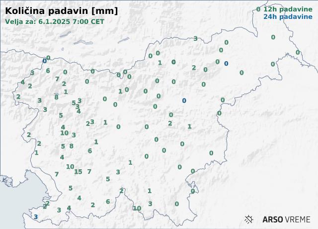 Količina padavin