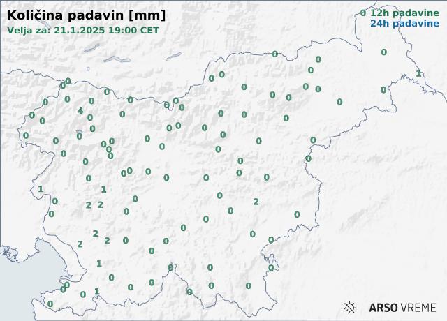 Količina padavin