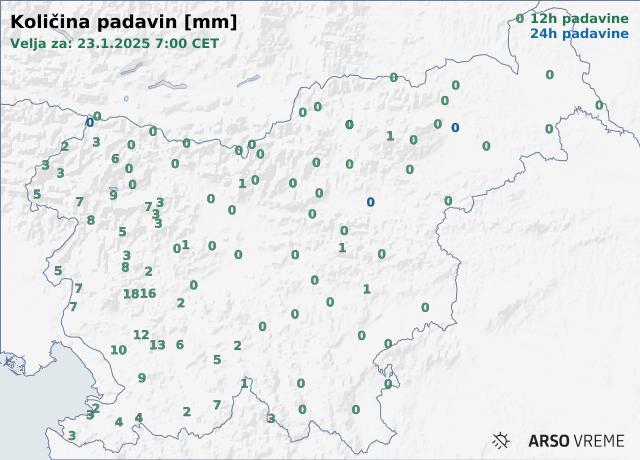 Količina padavin