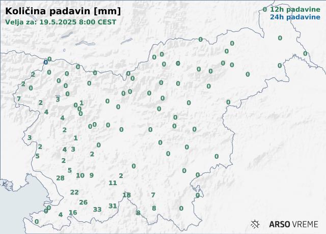 Količina padavin