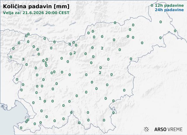 Količina padavin